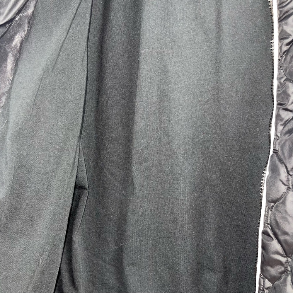 G-STAR RAW Midder Quilted Bomber Jacket Black White Trim Collar Sz M - Picture 9 of 11